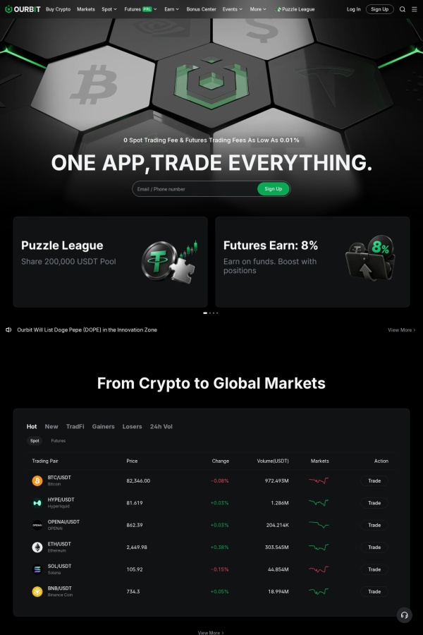 Ourbit website